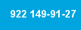 922 149-91-27